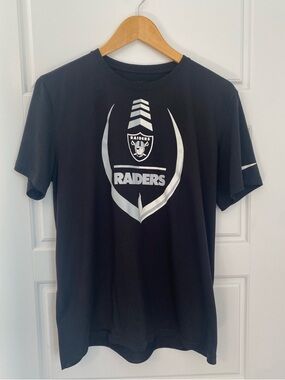 Nike Black Dri-FIT Tee Las Vegas Raiders Size Large